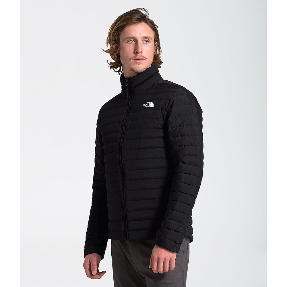 The North Face Winter Jacket Mens Australia - The North Face Stretch Black Packable/Stowable (IWZ-78